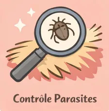 contrôle parasites et tiques
